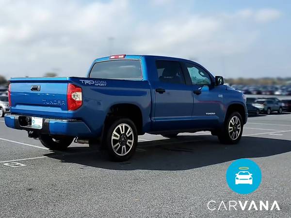 2018 Toyota Tundra CrewMax SR5 Pickup 4D 5 1/2 ft pickup Blue - -... for sale in Visalia, CA – photo 11