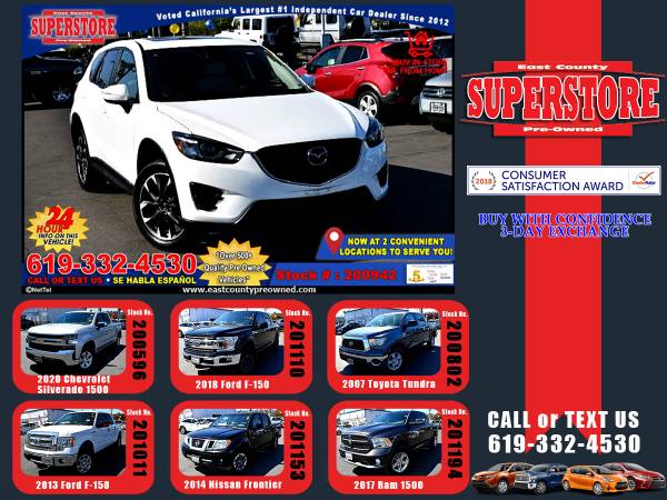 2016 MAZDA CX-5 GRAND TOURING SUV-EZ FINANCING-LOW DOWN! - cars &... for sale in El Cajon, CA – photo 24