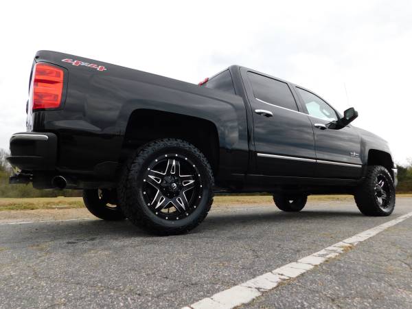LIFTED 15 CHEVY SILVERADO 1500 LTZ CREW 4X4 20X10 *NEW 33X12.50... for sale in KERNERSVILLE, NC – photo 4