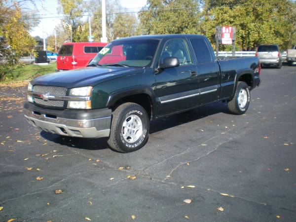 2003 CHEVY SILVERADO 4X4 X-CAB AUTO AIR V-8 ONLY 129K MILES - cars &... for sale in Pataskala, OH – photo 2