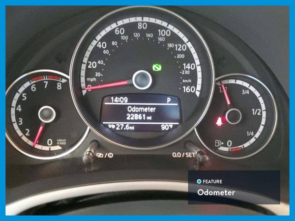 2013 VW Volkswagen Beetle Turbo Convertible 2D Convertible Black for sale in Madison, WI – photo 21