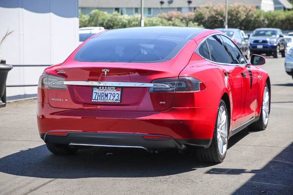 2014 Tesla Model S P85 hatchback Red Multi-Coat - - by for sale in Sacramento , CA – photo 6