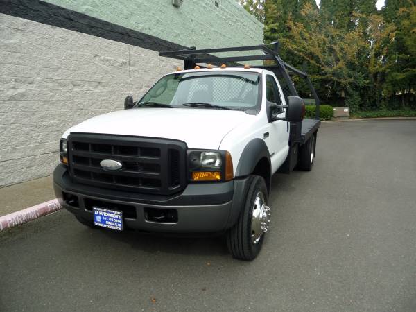 2007 Ford F-450 - 12' Foot Flatbed - One Owner! Low Miles! for sale in Corvallis, OR – photo 2