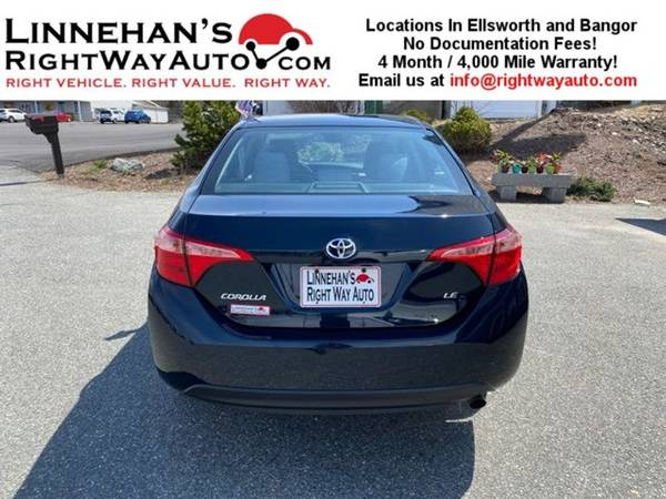 2019 Toyota Corolla LE - - by dealer - vehicle for sale in Bangor, ME – photo 4