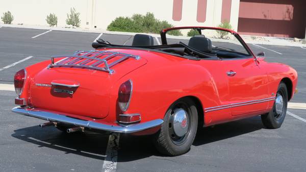 1970 VOLKSWAGEN KARMANN GHIA CONVERTIBLE RARE AUTO 1600! NEW TOP! for sale in Lucerne Valley, CA – photo 8