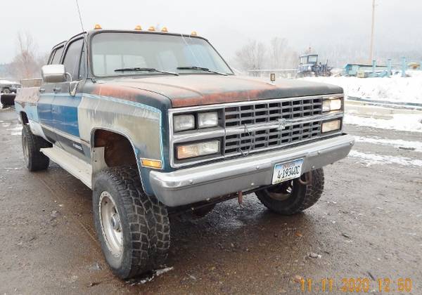 1990 Chevy Crew-Cab, 1 ton - cars & trucks - by owner - vehicle... for sale in Missoula, MT – photo 3