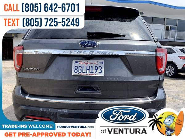 533/mo - 2019 Ford Explorer Limited - - by dealer for sale in Ventura, CA – photo 10