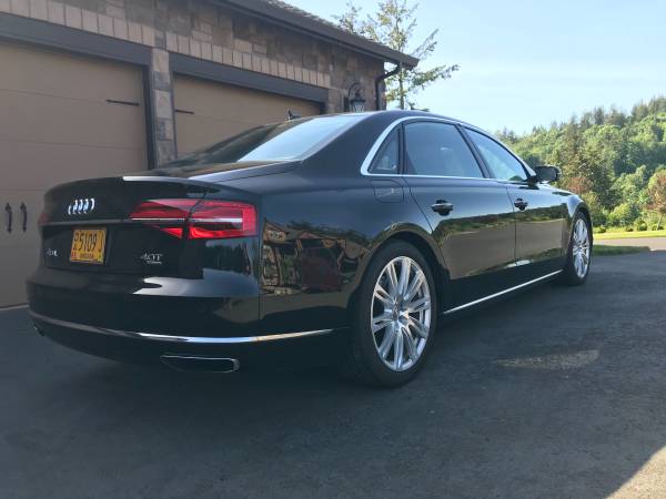 2015 Audi A-8 L 4 0T Quattro Tiptronic Black on Black - cars & for sale in Damascus, OR – photo 2