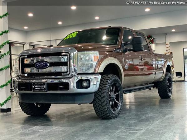 2011 Ford F-350 4x4 4WD F350 Super Duty Lariat LIFTED LONG BED... for sale in Gladstone, OR – photo 3