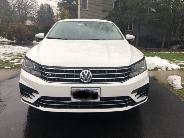 2016 VW Passat R Line White, 38k miles - cars & trucks - by owner -... for sale in Brookline, MA – photo 2