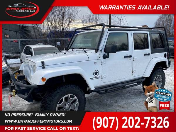 2013 Jeep Wrangler Unlimited Sahara Sport Utility 4D FOR ONLY for sale in Anchorage, AK – photo 4