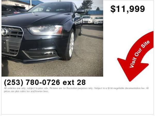 2013 Audi A4 Premium Plus for sale in Everett, WA