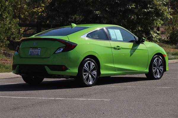 2017 Honda Civic EX-L coupe Energy Green Pearl for sale in Livermore, CA – photo 6
