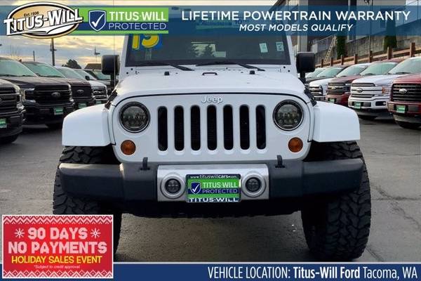 2013 Jeep Wrangler Unlimited 4x4 4WD SUV Sahara Convertible - cars &... for sale in Tacoma, WA – photo 2
