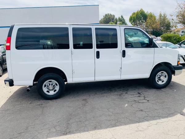 2015 Chevy Express Van 2500-White,4.8 V8,8 Passenger,cloth,68k,SHARP for sale in San Luis Obispo, CA – photo 5