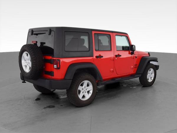 2017 Jeep Wrangler Unlimited Sport SUV 4D suv Red - FINANCE ONLINE -... for sale in Palmdale, CA – photo 11