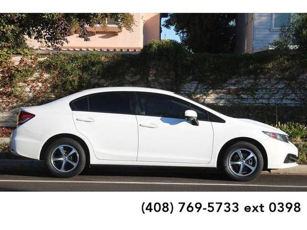 2015 Honda Civic sedan SE 4D Sedan (White) for sale in Brentwood, CA – photo 8
