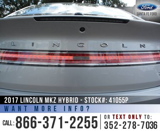 2017 Lincoln MKZ Hybrid Select Remote Start - Bluetooth for sale in Alachua, GA – photo 9