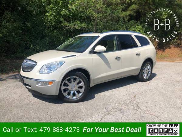 2012 Buick Enclave Premium AWD suv Pearl White for sale in Fayetteville, AR