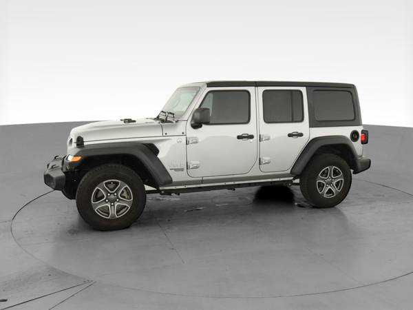 2019 Jeep Wrangler Unlimited Sport S Sport Utility 4D suv Silver - -... for sale in South El Monte, CA – photo 4