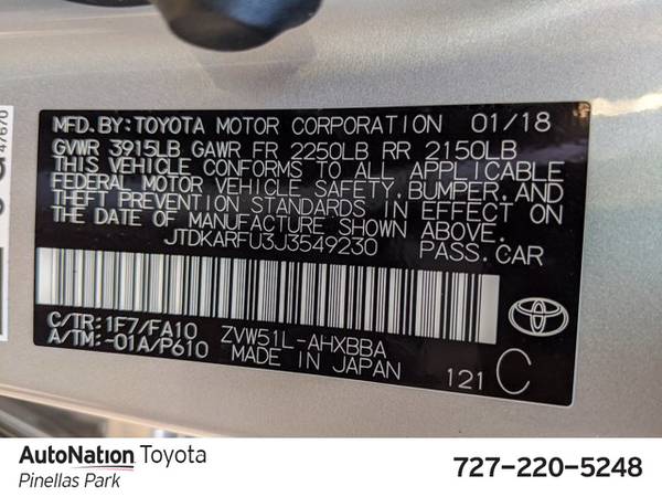 2018 Toyota Prius Two Eco SKU:J3549230 Hatchback - cars & trucks -... for sale in Pinellas Park, FL – photo 24