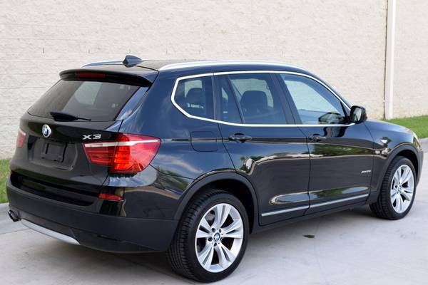 Black 2011 BMW X3 35i - Sport Package - Pano Roof - 92k Miles - cars for sale in Raleigh, NC – photo 4