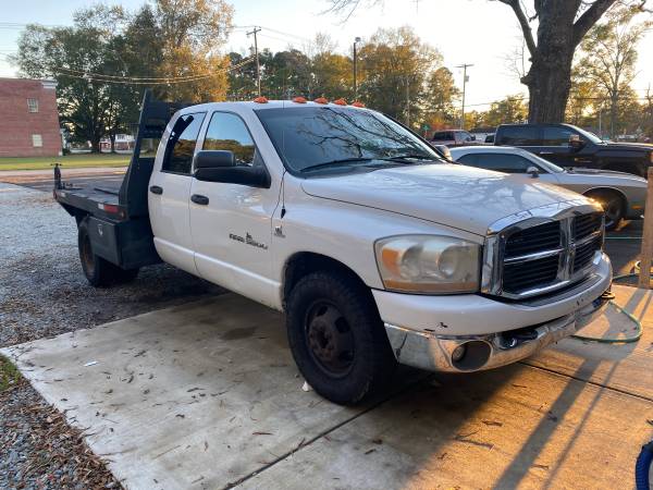 06 Ram 3500 Crew Cab Dually Flatbed/Gooseneck Rebuilt/Cummings... for sale in Wallace, NC – photo 4