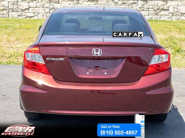 2012 Honda Civic LX 4dr Sedan 5A - - by dealer for sale in Mount Juliet, TN – photo 5