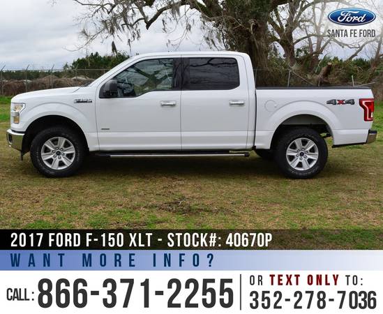 2017 Ford F150 XLT Touchscreen - Ecoboost - Camera - cars & for sale in Alachua, GA – photo 4