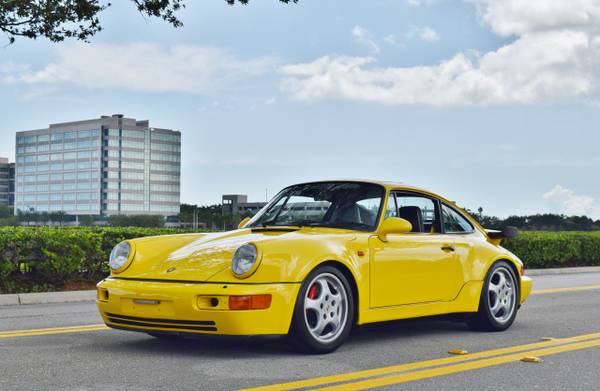 1991 Porsche 911 turbo 964-61k Miles PTS Ferrari Yellow-Engine... for sale in Miami, NY – photo 2