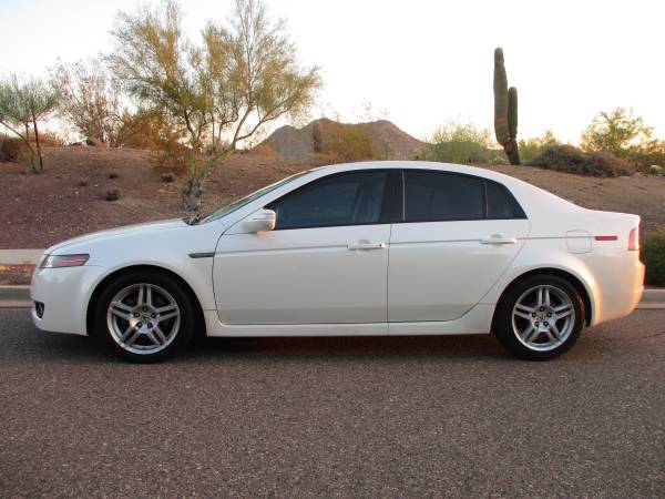 2007 ACURA TL 3.2 WITH NAVIGATION ** PEARL WHITE ** 101K MILES -... for sale in Phoenix, AZ – photo 2
