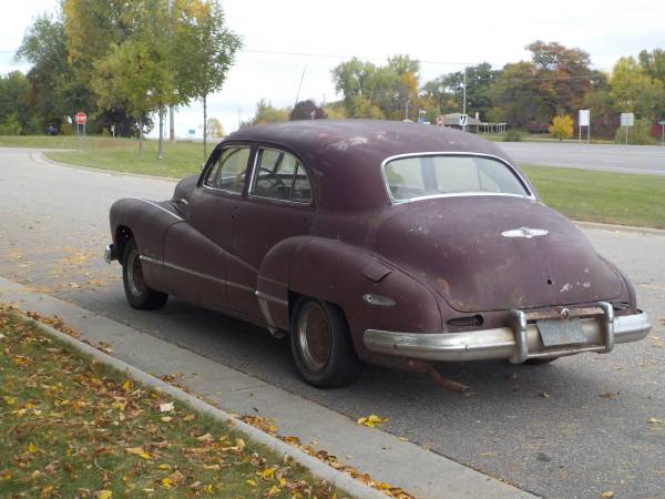 1948 buick roadmaster 4 door,very solid and straight/no title - cars... for sale in New londonMN, MN – photo 4