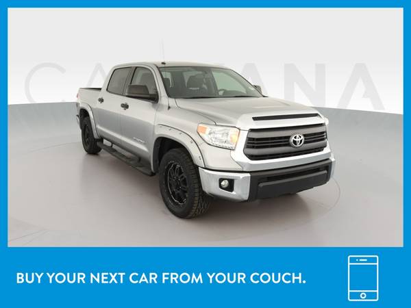 2015 Toyota Tundra CrewMax SR5 Pickup 4D 5 1/2 ft pickup Silver for sale in South El Monte, CA – photo 12