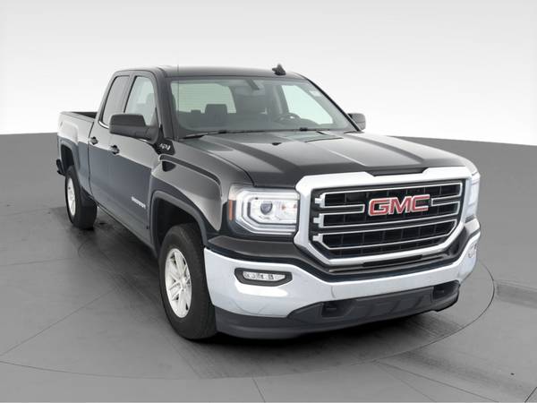 2018 GMC Sierra 1500 Double Cab SLE Pickup 4D 6 1/2 ft pickup Black... for sale in Hobart, IL – photo 16
