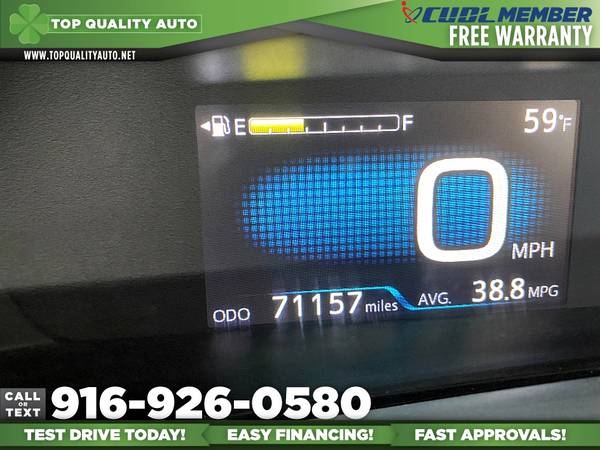 2017 Toyota Prius Four Touring Hybrid for only $18,995 - cars &... for sale in Rancho Cordova, CA – photo 23