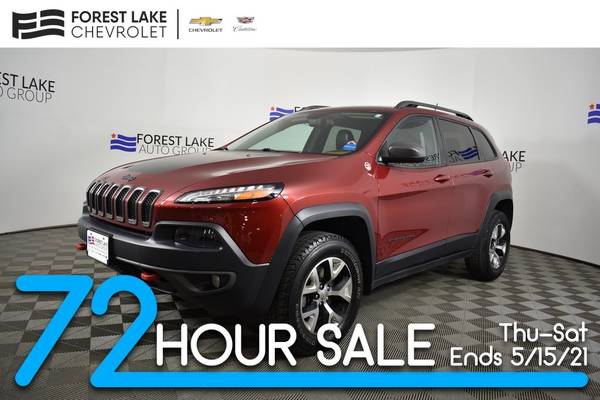 2015 Jeep Cherokee 4x4 4WD Trailhawk SUV - - by dealer for sale in Forest Lake, MN – photo 3