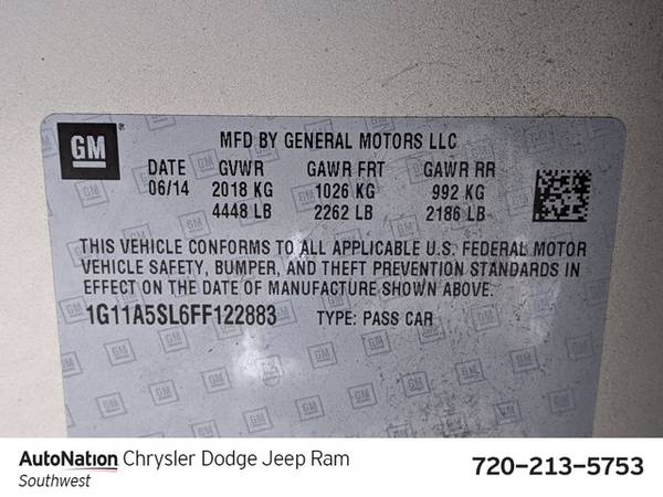 2015 Chevrolet Malibu LS SKU:FF122883 Sedan - cars & trucks - by... for sale in Denver , CO – photo 23