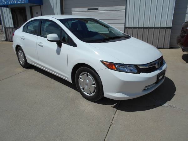 2012 Honda Civic HF - - by dealer - vehicle automotive for sale in Martensdale, IA – photo 3