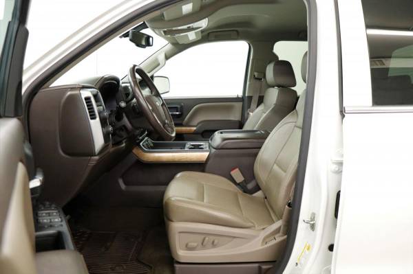 HEATED COOLED LEATHER! 2015 Chevrolet Silverado 1500 4X4 Crew White... for sale in Clinton, MO – photo 4