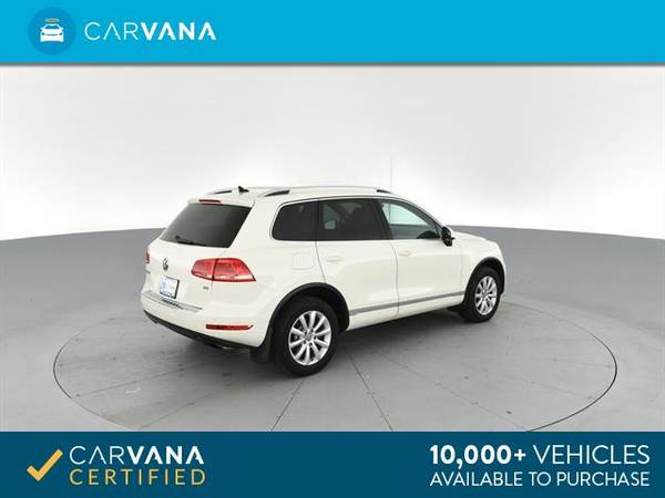 2012 VW Volkswagen Touareg VR6 Lux Sport Utility 4D suv WHITE - for sale in Inwood, NY – photo 11