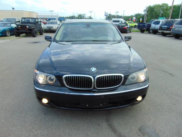 2006 BMW 750I LEATHER V8 LOADED MOON NEWER TIRES CLEAN IN/OUT BLACK... for sale in Union Grove, IL – photo 8