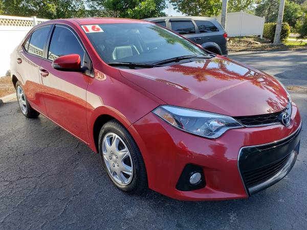 2016 Toyota Corolla S - Leather/Cloth Seats, Backup Cam, up to 37... for sale in Fort Myers, FL – photo 2
