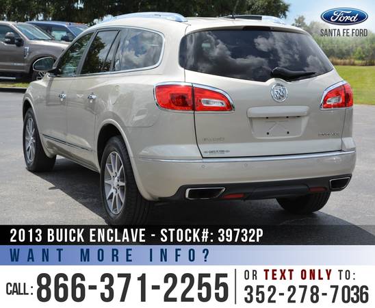 *** 2013 Buick Enclave SUV *** Homelink - Leather Seats - Remote Start for sale in Alachua, FL – photo 5