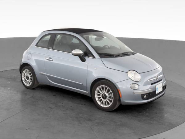 2013 FIAT 500 500c Lounge Cabrio Convertible 2D Convertible Blue - -... for sale in Washington, District Of Columbia – photo 15