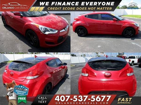 $900 DOWN and DRIVE 2013 Hyundai Veloster w/Gray Int Hatchback for sale in Maitland, FL – photo 3