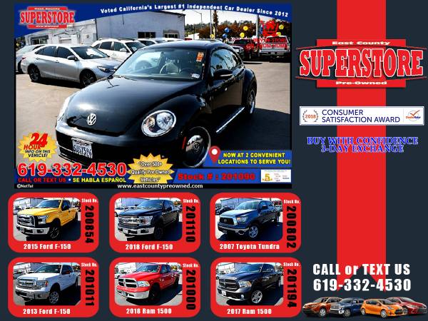 2012 VOLKSWAGEN BEETLE 2.5L HATCHBACK-EZ FINANCING-LOW DOWN! - cars... for sale in El Cajon, CA – photo 17