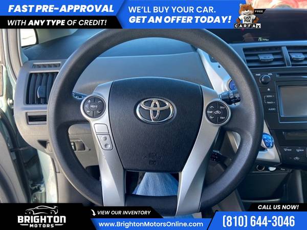 2013 Toyota Prius v Two Wagon FOR ONLY 133/mo! - - by for sale in Brighton, MI – photo 8