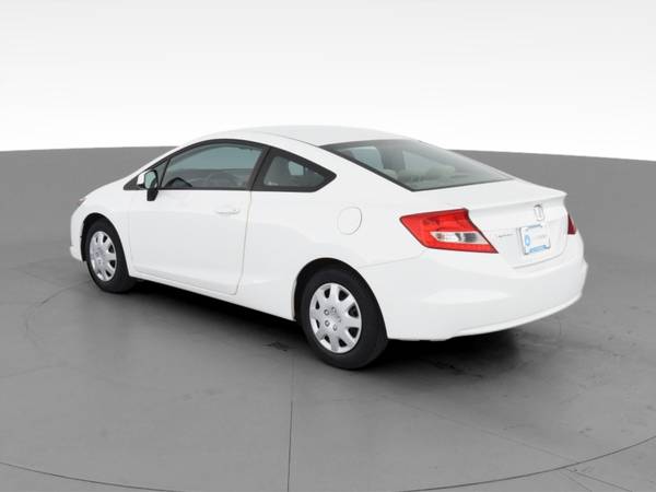 2012 Honda Civic LX Coupe 2D coupe White - FINANCE ONLINE - cars &... for sale in NEWARK, NY – photo 7