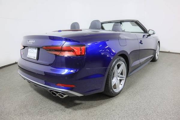 2018 Audi S5 Cabriolet, Navarra Blue Metallic/Black Roof - cars &... for sale in Wall, NJ – photo 5
