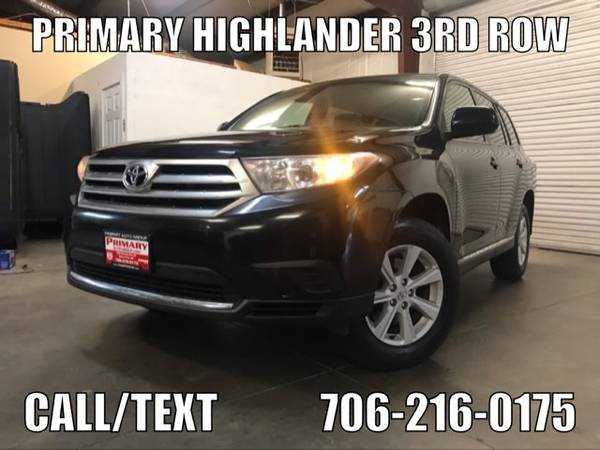 2013 Toyota Highlander Plus- 3rd Row IN HOUSE FINANCE - FREE... for sale in DAWSONVILLE, GA – photo 2